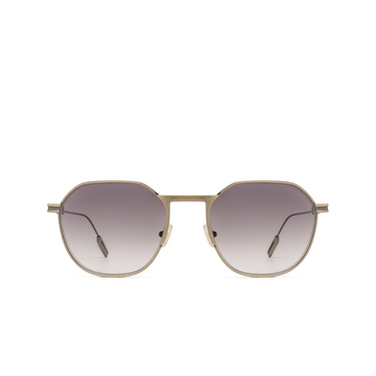 Lunettes de soleil Zegna EZ0234 32K shiny pale gold - Vue de face