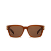 Lunettes de soleil Zegna EZ0237 45E shiny light brown - Vignette du produit 1/3