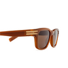 Occhiali da sole Zegna EZ0237 45E shiny light brown - anteprima prodotto 3/3