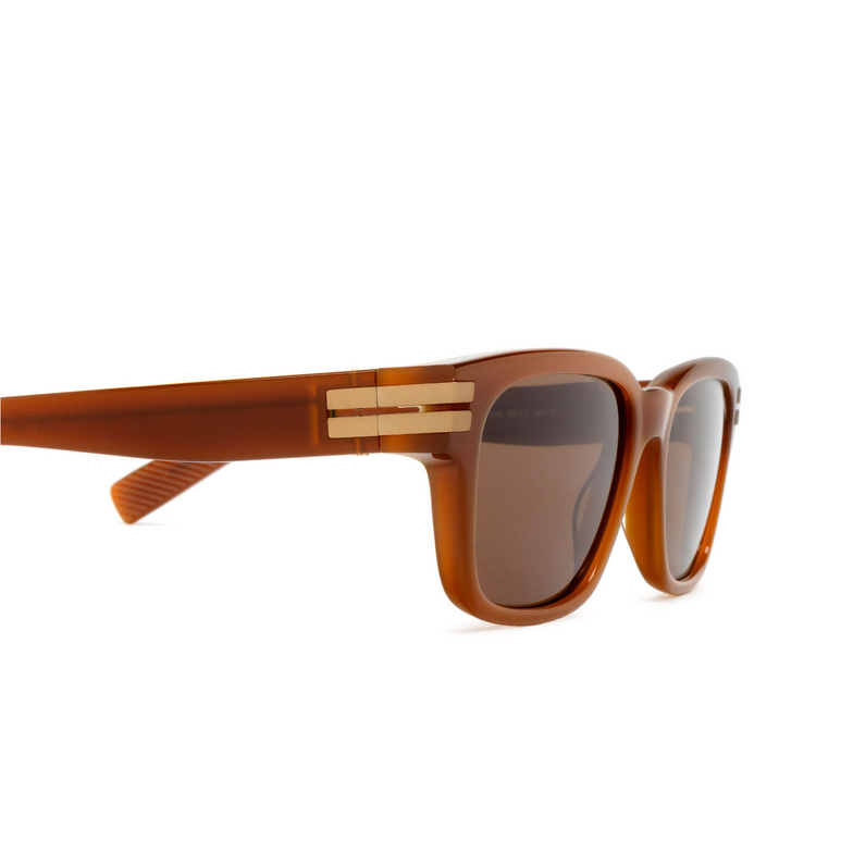 Gafas de sol Zegna EZ0237 45E shiny light brown - 3/3