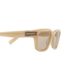 Lunettes de soleil Zegna EZ0237 57E shiny beige - Vignette du produit 3/3