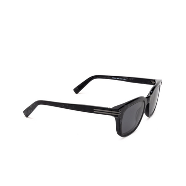 Lunettes de soleil Zegna EZ0238 05A black / pearl - Vue trois quarts