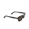 Lunettes de soleil Zegna EZ0239 05J black / havana - Vignette du produit 2/3