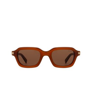 Zegna EZ0239 Sunglasses 45E shiny light brown - front view
