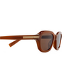 Lunettes de soleil Zegna EZ0239 45E shiny light brown - Vignette du produit 3/3