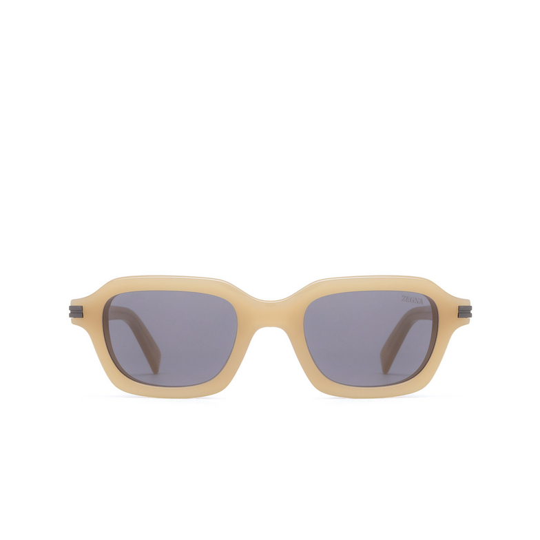 Lunettes de soleil Zegna EZ0239 57A shiny beige - 1/3