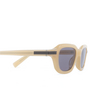 Lunettes de soleil Zegna EZ0239 57A shiny beige - Vignette du produit 3/3