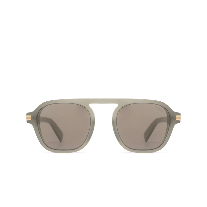 Gafas de sol Zegna EZ0241 20L shiny grey - 1/3