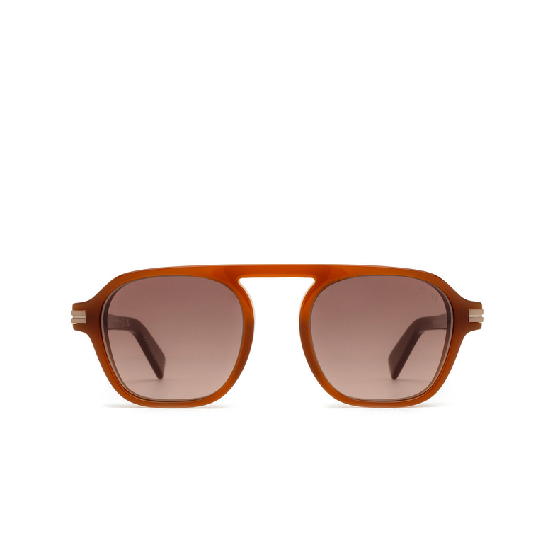 Zegna EZ0241 Sunglasses 45F shiny light brown - 1/3