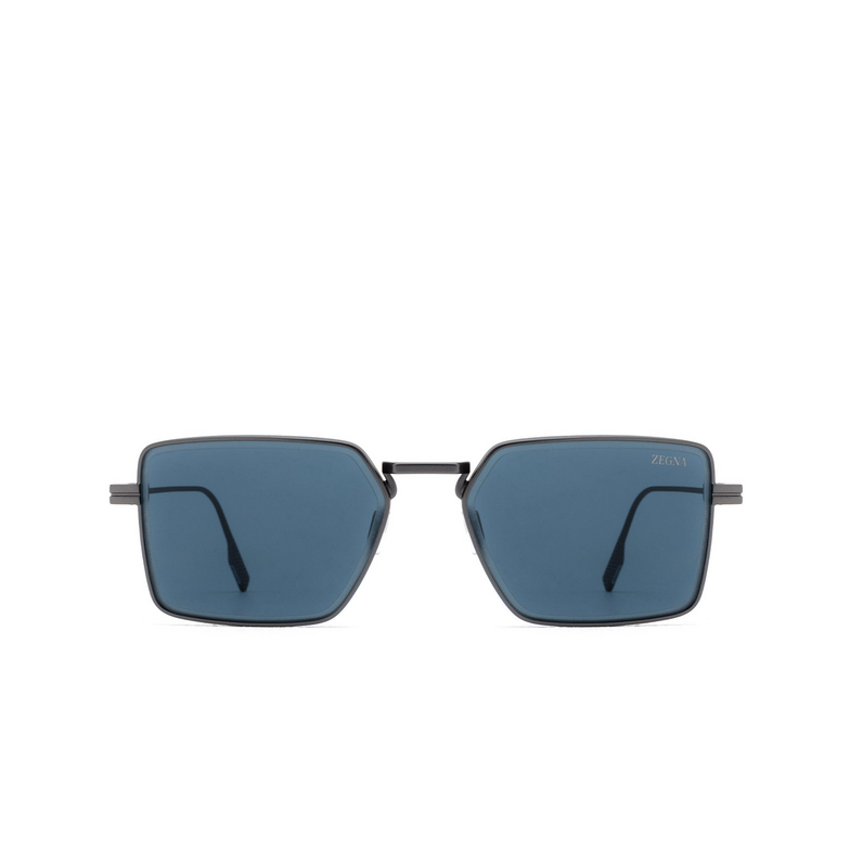 Lunettes de soleil Zegna EZ0243 09V matte gunmetal - 1/3