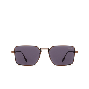 Zegna EZ0243 Sunglasses 38A shiny dark bronze - front view