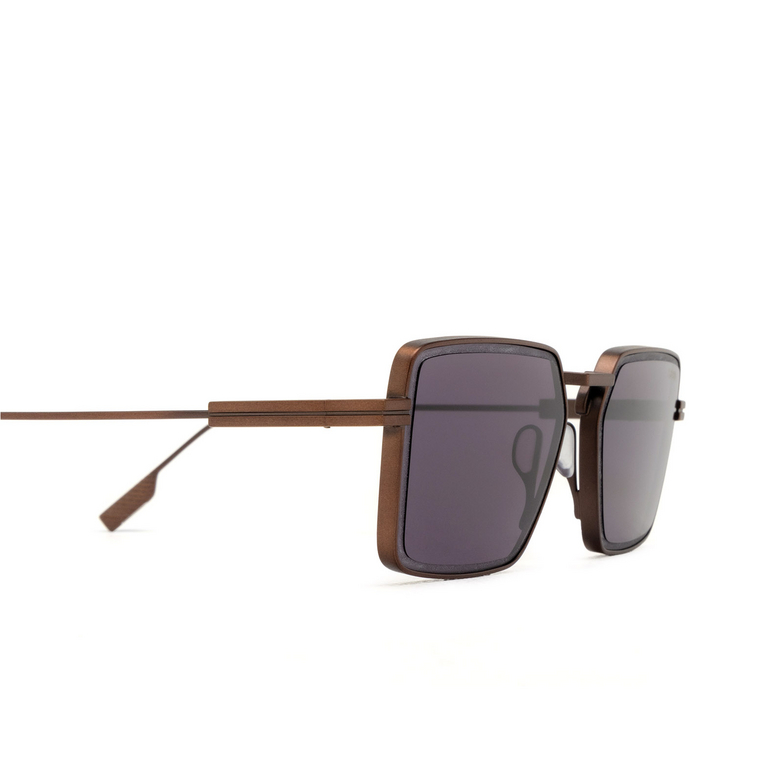 Gafas de sol Zegna EZ0243 38A shiny dark bronze - 3/3