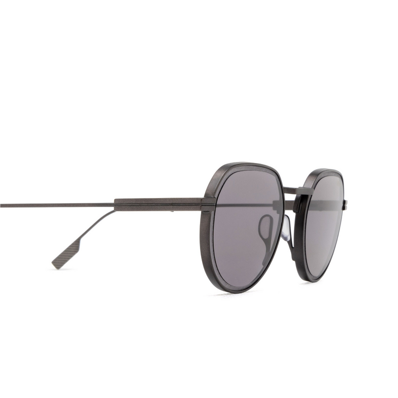 Lunettes de soleil Zegna EZ0244 09A matte antiqued gunmetal - 3/3