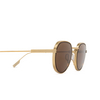 Lunettes de soleil Zegna EZ0244 34J shiny light bronze - Vignette du produit 3/3