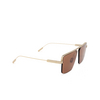 Lunettes de soleil Zegna EZ0245 32J matte pale gold - Vignette du produit 2/3