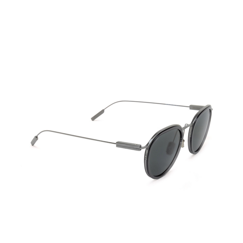 Gafas de sol Zegna EZ0246 20A shiny grey - 2/3