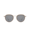 Lunettes de soleil Zegna EZ0246 57A shiny beige - Vignette du produit 1/3