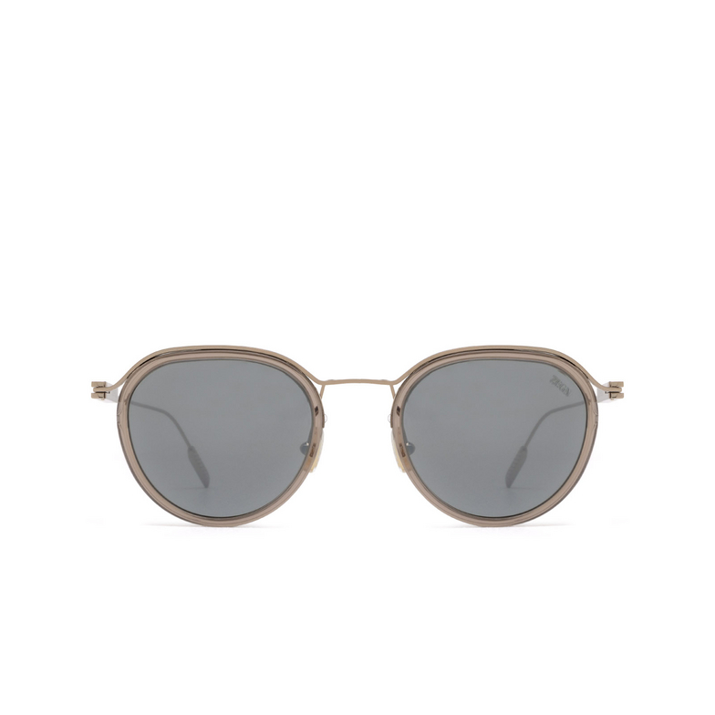 Gafas de sol Zegna EZ0246 57A shiny beige - 1/3