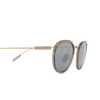 Lunettes de soleil Zegna EZ0246 57A shiny beige - Vignette du produit 3/3