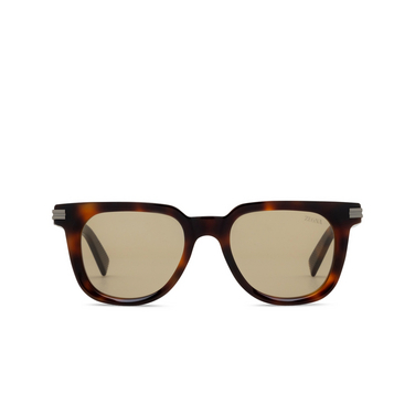 Occhiali da sole Zegna EZ0248 52E dark havana - frontale