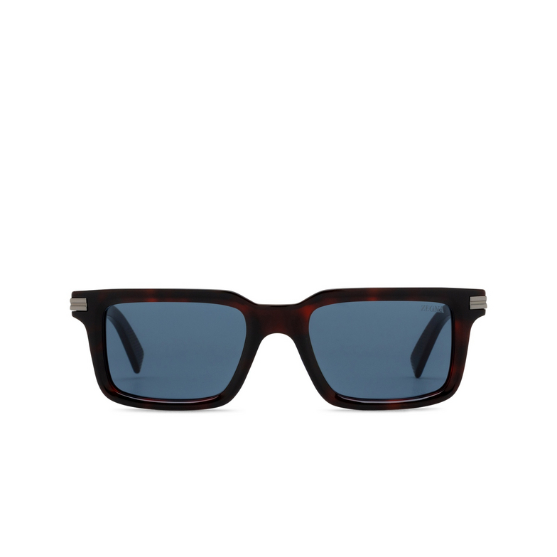 Zegna EZ0249 Sunglasses 54V red havana - 1/3