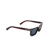 Lunettes de soleil Zegna EZ0249 54V red havana - Vignette du produit 2/3