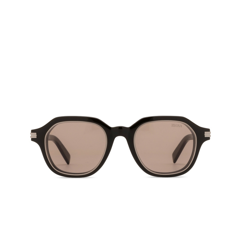 Zegna EZ0250 Sonnenbrillen 48E shiny dark brown - 1/3