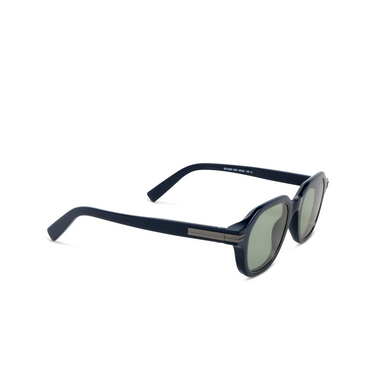 Zegna EZ0250 Sonnenbrillen 90N shiny blue - Dreiviertelansicht