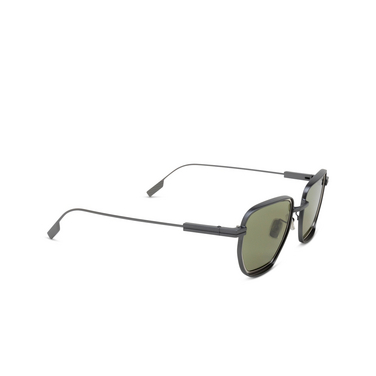 Zegna EZ0256 Sunglasses 09N matte gunmetal - three-quarters view