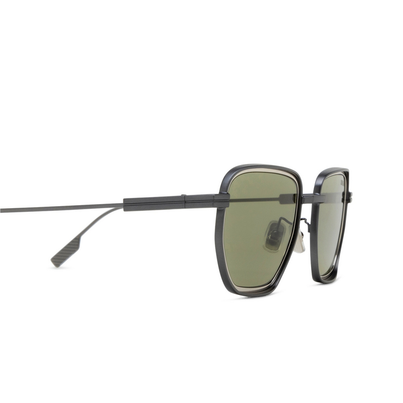 Gafas de sol Zegna EZ0256 09N matte gunmetal - 3/3