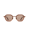 Gafas de sol Zegna EZ0259 50J shiny dark brown - Miniatura del producto 1/3