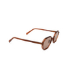 Gafas de sol Zegna EZ0259 50J shiny dark brown - Miniatura del producto 2/3