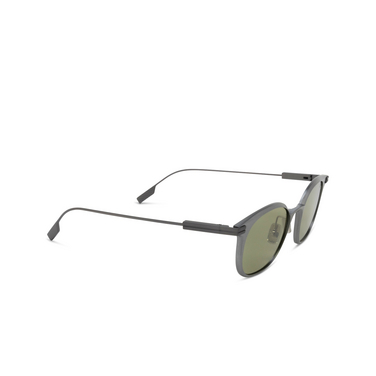 Zegna EZ0260 Sonnenbrillen 15N matte light ruthenium - Dreiviertelansicht