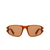 Lunettes de soleil Zegna EZ0262 45E shiny light brown - Vignette du produit 1/5