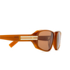 Gafas de sol Zegna EZ0262 45E shiny light brown - Miniatura del producto 3/5