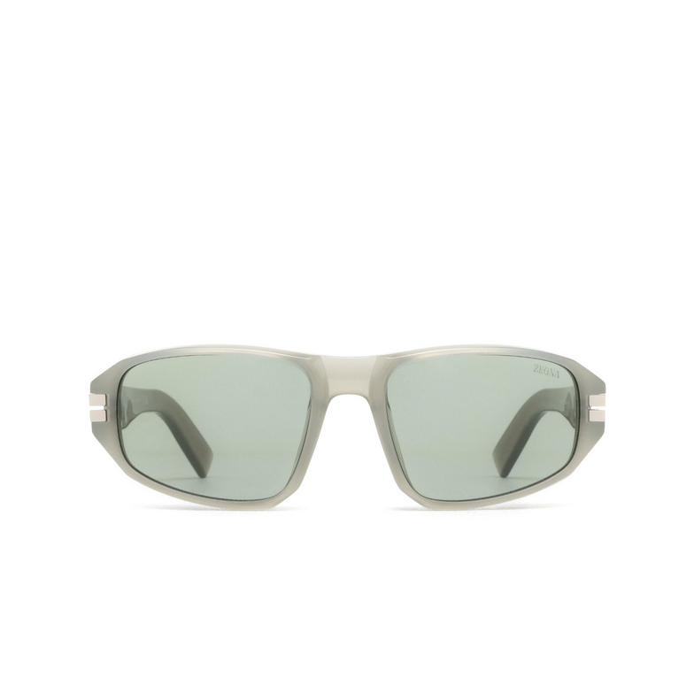 Gafas de sol Zegna EZ0262 93N shiny light green - 1/5