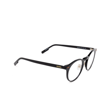 Zegna EZ5249-H Eyeglasses 001 shiny black - three-quarters view