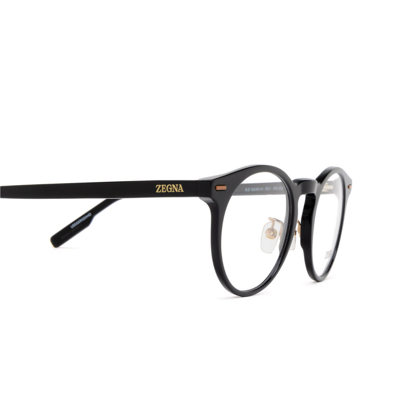 Zegna EZ5249-H Eyeglasses 001 shiny black - 3/3