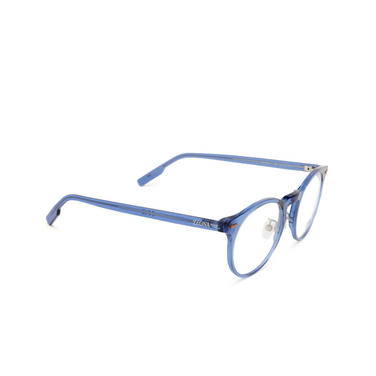 Zegna EZ5249-H Eyeglasses 090 shiny blue - three-quarters view