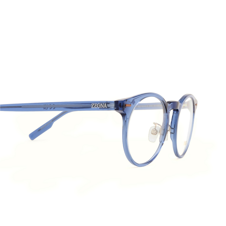 Occhiali da vista Zegna EZ5249-H 090 shiny blue - 3/3