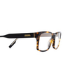 Occhiali da vista Zegna EZ5254 054 dark havana / black / crystal - anteprima prodotto 3/3