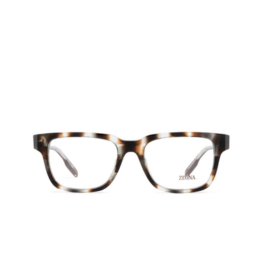 Zegna EZ5260 Eyeglasses 020 light brown / havana / light brown / monocolor - front view