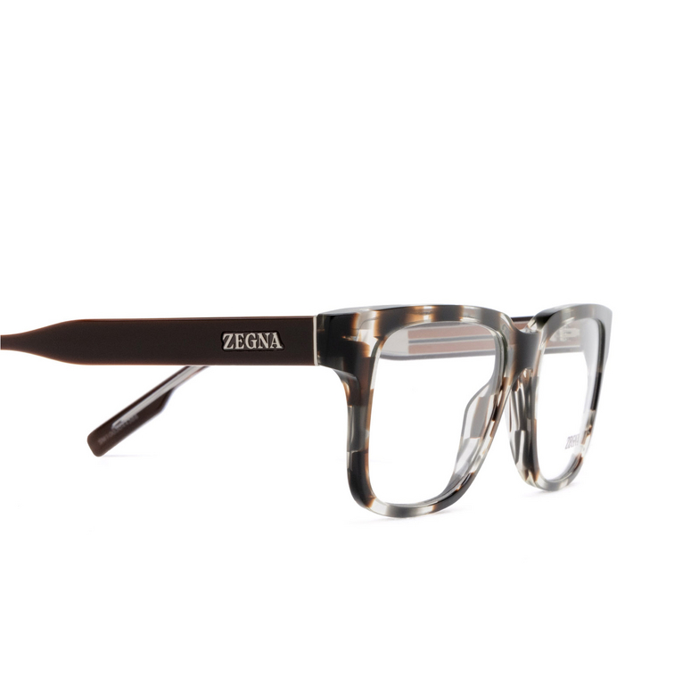 Lunettes de vue Zegna EZ5260 020 light brown / havana / light brown / monocolor - 3/3