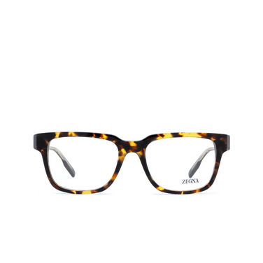 Zegna EZ5260 Eyeglasses 054 dark havana / black / monocolor - front view