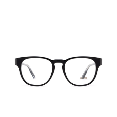 Zegna EZ5261 Eyeglasses 001 shiny black / black / monocolor - front view