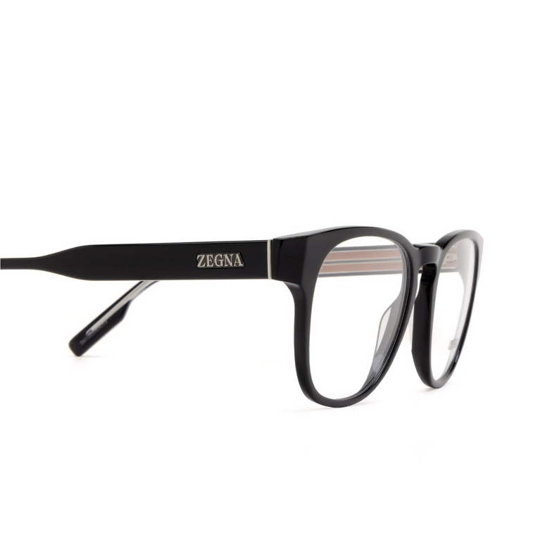 Occhiali da vista Zegna EZ5261 001 shiny black / black / monocolor - 3/3