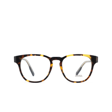 Zegna EZ5261 Eyeglasses 054 dark havana / shiny black - front view