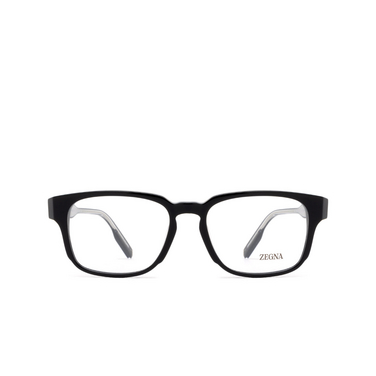 Zegna EZ5262 Eyeglasses 001 shiny black / black / monocolor - front view