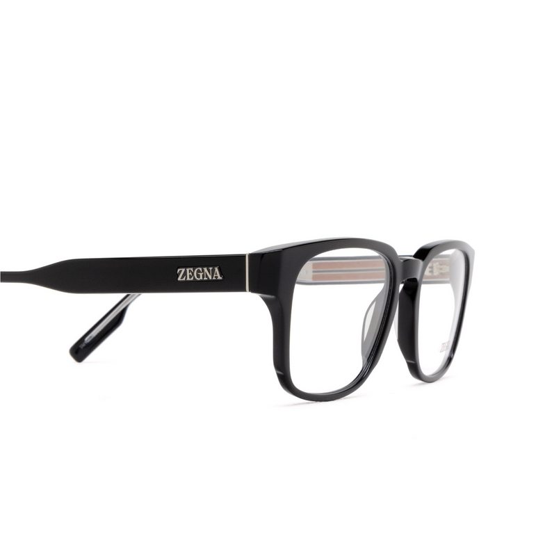 Lunettes de vue Zegna EZ5262 001 shiny black / black / monocolor - 3/3