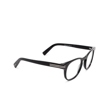 Gafas graduadas Zegna EZ5268 001 shiny black - Vista tres cuartos